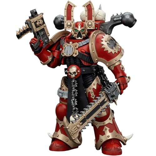 JOYTOY Warhammer 40k World Eaters, World Eaters Khorne Berzerker 6 1/18 Action Figur, Gewidmet Ihnen die das Sammeln lieben von JOYTOY