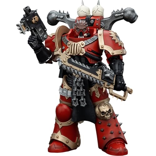 JOYTOY Warhammer 40k World Eaters, World Eaters Khorne Berzerker 7 1/18 Action Figur, Gewidmet Ihnen die das Sammeln lieben von JOYTOY