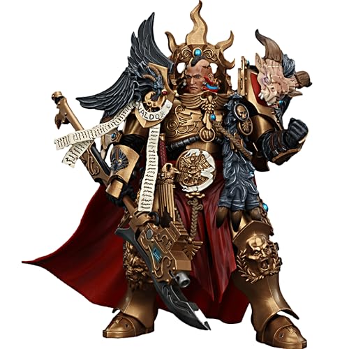 JOYTOY Warhammer 40k 1/18 Actionfigur, Legio Custodes Constantin Valdor, Generalkapitän der Legio Custodes, Sammlerstück, Spielzeug für Kinder ab 15 Jahren und Erwachsene, 18,2 cm JOYTOY Warhammer 40k 1/18 Actionfigur, Legio Custodes Constantin Valdor, Generalkapitän der Legio Custodes, Sammlerstück, Spielzeug für Kinder ab 15 Jahren und Erwachsene, 18,2 cm von JOYTOY