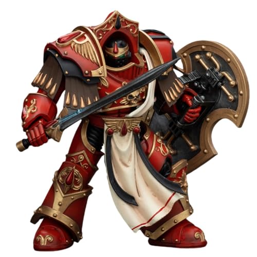 JOYTOY Warhammer Horus Heresy 1/18 Scale 14.2 cm Blood Angels Crimson Paladins Squad Crimson Paladin 2 Collectible Action Figure with Exquisite Design Gifts for Fans & Collectors von JOYTOY