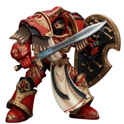 JOYTOY Warhammer Horus Heresy 1/18 Scale 14.2 cm Blood Angels Crimson Paladins Squad Crimson Paladin 3 Collectible Action Figure with Exquisite Design Gifts for Fans & Collectors von JOYTOY