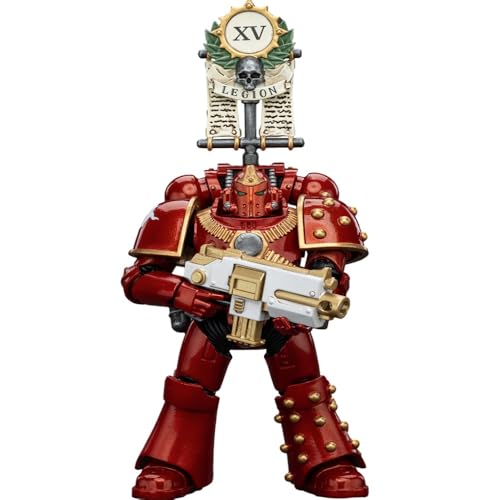 JOYTOY Warhammer Horus Heresy 1:18 Scale Collectible 11.9 cm Action Figure Thousand Sons Legion MK IV Tactical Squad Legionary with Legion Vexilla von JOYTOY