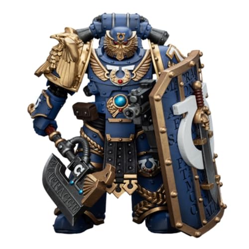 JOYTOY Warhammer Horus Heresy Ultramarines Invictarus Suzerain Squad Suzerain 1, 12,2 cm große Sammel-Actionfigur mit exquisitem Design, Geschenke für Fans und Sammler von JOYTOY