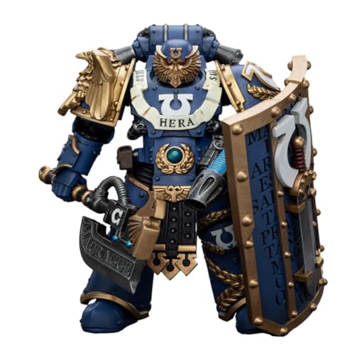 JOYTOY Warhammer Horus Heresy Ultramarines Invictarus Suzerain Squad Suzerain 3, 12,2 cm große Sammel-Actionfigur mit exquisitem Design, Geschenke für Fans und Sammler von JOYTOY