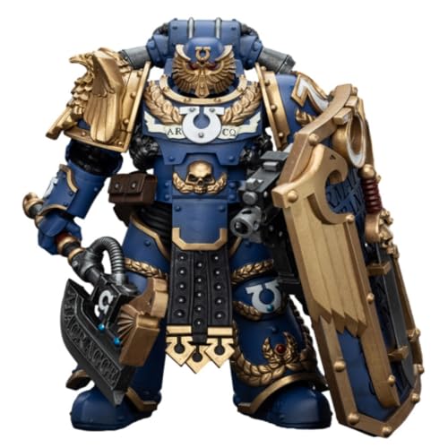 JOYTOY Warhammer Horus Heresy Ultramarines Invictarus Suzerain Squad Suzerain 4, 12,2 cm große Sammel-Actionfigur mit exquisitem Design, Geschenke für Fans und Sammler von JOYTOY