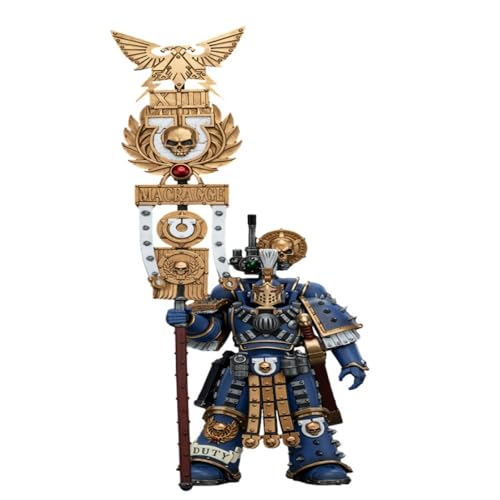 JOYTOY Warhammer Horus Heresy Ultramarines Remus Ventanus Actionfigur im Maßstab 1:18, 13,7 cm, Sammlerstück, mit exquisitem Design, Geschenke für Fans und Sammler von JOYTOY