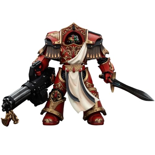 JOYTOY Warhammer The Horus Heresy 1/18 Action Figure Blood Angels Crimson Paladins Squad Crimson Paladin with Iliastus Assault Cannon Collection Model von JOYTOY