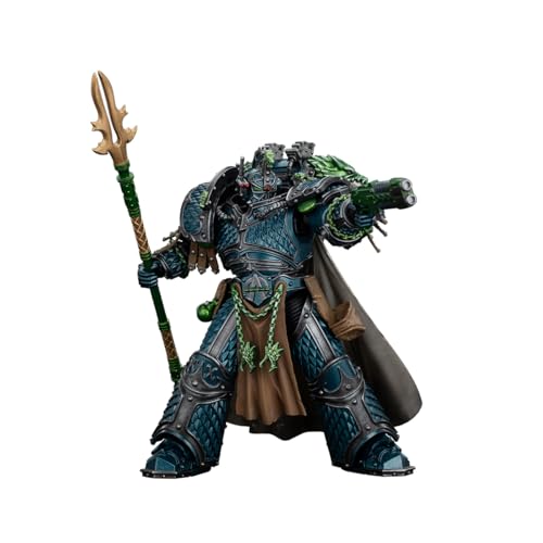 JOYTOY Warhammer The Horus Heresy Alpha Legion Alpharius, Primarch of The XXth Legion 1/18 19.1 cm Action Figure with Exquisite Design, Gifts for Fans & Collectors von JOYTOY