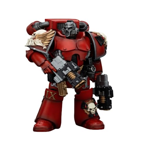 JOYTOY Warhammer The Horus Heresy Blood Angels - Angel's Tears Squad Erelim with Volkite Serpentas 1:18 Scale Action Figure Mecha Joy Toy Collection Model 12.0 cm von JOYTOY