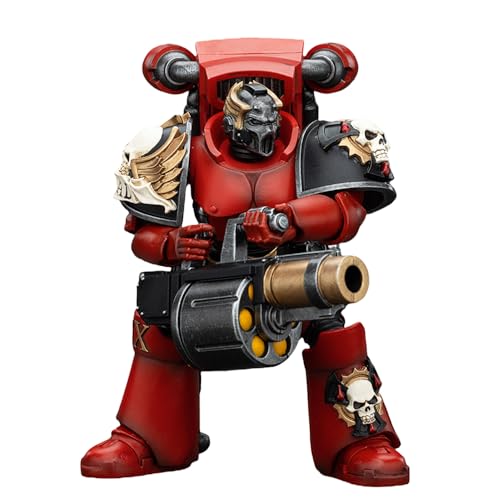 JOYTOY Warhammer The Horus Heresy Blood Angels Angels Tears Squad Arch-Erelim mit Angel's Tears Granatwerfer, 10,2 cm, Sammlerstück-Actionfigur mit exquisitem Design, Geschenke für Fans und Sammler von JOYTOY