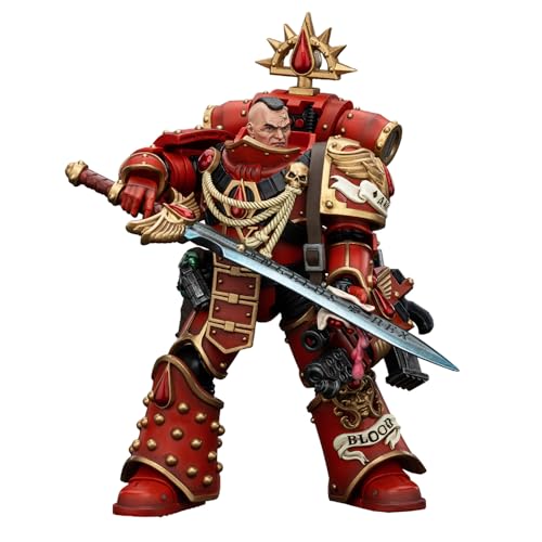 JOYTOY Warhammer The Horus Heresy Blood Angels Raldoron First Captain of The Blood Angels 12,6 cm 1/18 Scale Collectible Action Figure with Exquisite Design, Gifts for Fans & Collectors von JOYTOY