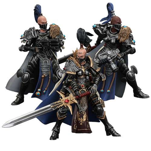 JOYTOY Warhammer The Horus Heresy Sisters of Silence Argent Lynx Vigilator Cadre 3er-Pack, 10,6 cm Actionfigur mit exquisitem Design, Geschenke für Fans und Sammler von JOYTOY