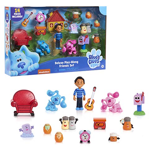 JP Blue's Clues BLU10000 Blues Clues Blau Blue's You Deluxe Spielfigurenset, Mehrfarbig, Standard-Größe von JP Blue's Clues