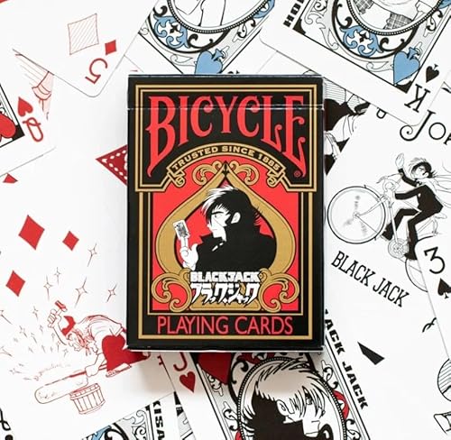 Black Jack Spielkarten, Anime-inspirierte Illustrationen – japanischer Import Pokerdeck, Premium-Karton Black Jack Spielkarten, Anime-inspirierte Illustrationen – japanischer Import Pokerdeck, Premium-Karton von JP GAMES LTD