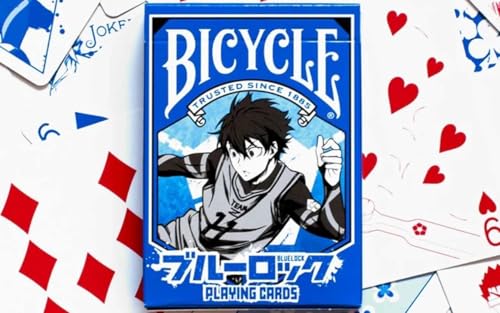 Blue Lock Spielkarten, Manga-inspirierte Illustrationen – japanischer Import Sammlerstück, Pokerdeck, Premium-Karten Blue Lock Spielkarten, Manga-inspirierte Illustrationen – japanischer Import Sammlerstück, Pokerdeck, Premium-Karten von JP GAMES LTD