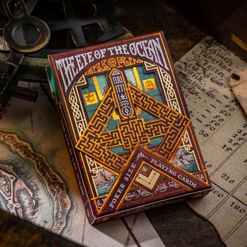 JP GAMES LTD Eye Of The Ocean Spielkarten Gibborim Gilded Edition von Stockholm17, cooles Sammlerstück, Poker-Größe, Erwachsene ab 14 Jahren JP GAMES LTD Eye Of The Ocean Spielkarten Gibborim Gilded Edition von Stockholm17, cooles Sammlerstück, Poker-Größe, Erwachsene ab 14 Jahren von JP GAMES LTD