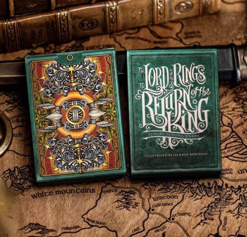 JP GAMES LTD Herr der Ringe - Die Rückkehr des Königs von Jackson Robinson, Kings Wild Project, Erwachsene ab 14 Jahren, Pokerdeck zum Sammeln JP GAMES LTD Herr der Ringe - Die Rückkehr des Königs von Jackson Robinson, Kings Wild Project, Erwachsene ab 14 Jahren, Pokerdeck zum Sammeln von JP GAMES LTD