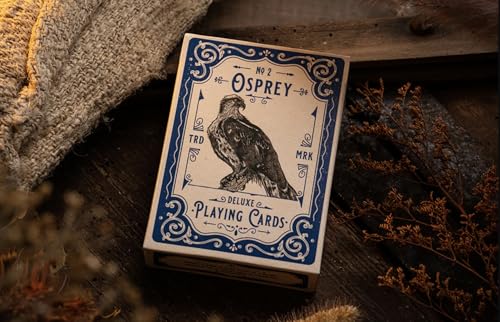 JP GAMES LTD Osprey Spielkarten von Alex Haines – Poker-Größe, Vintage-Stil, bedruckt von Legends von JP GAMES LTD