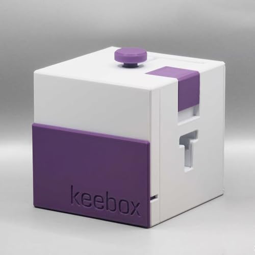 Keebox Purple - Schwierigkeitsgrad 2/5 - 3D gedruckt - Sequentielle Entdeckung Puzzlebox Keebox Purple - Schwierigkeitsgrad 2/5 - 3D gedruckt - Sequentielle Entdeckung Puzzlebox von JP GAMES LTD