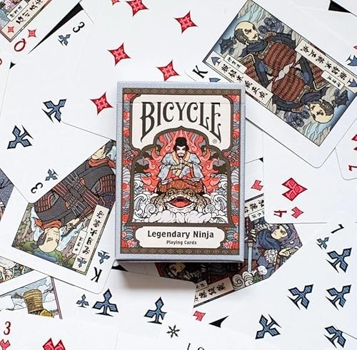 Legendäre Ninjas Spielkarten von Yasuyuki Honne - Japanischer Import Sammlerstück Poker Deck, Premium-Karton Legendäre Ninjas Spielkarten von Yasuyuki Honne - Japanischer Import Sammlerstück Poker Deck, Premium-Karton von JP GAMES LTD