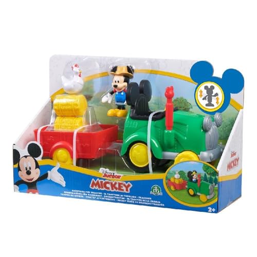 Disney Junior Mickey Mouse Spielset Bauernhof Traktor und bewegliche Sammelfigur Mickey von Disney