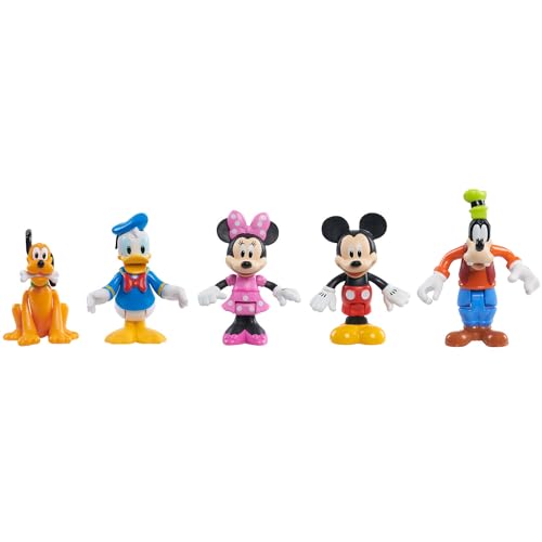 JP Mickey and Minnie JPL38769 Mickey Mouse Disney Junior Funhouse Collectible Friends Sammelfigurenset, 5-teilig, Mehrfarbig, 12.7 von Disney