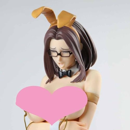 NSFWFIGUCI Ecchi-Figur, Hentai-Figur, Anime-Mädchen-Figur, abnehmbare Kleidung, süßes Puppendekor, Modell, Cartoon-Anime-Mädchen-Kollektion, 41 cm(Hard Chest,Yuko Kuwashima) von NSFWFIGUCI