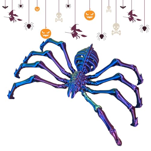 Spider Fidget 3D Gedruckt, 3D Gedruckte Gelenkspinne, Spider Action Spielzeugfigur - Exekutives Schreibtischspielzeug für Erwachsene zum Stressabbau, Halloween-Dekorationen von JPSDOWS