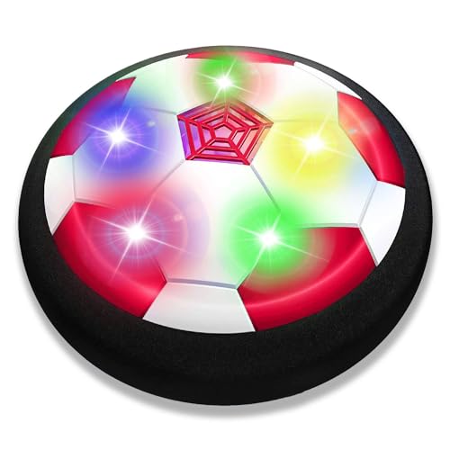 JRD&BS WINL Kinder Spielzeug Die Magisch Hover Fußball Mit Leistungs Starken LED-Licht FÜR Familien Aktivität,Teen Geschenk für 3-12 Jahre Altes Mädchen ÜBung Kinder Spielzeug (Rot) von JRD&BS WINL