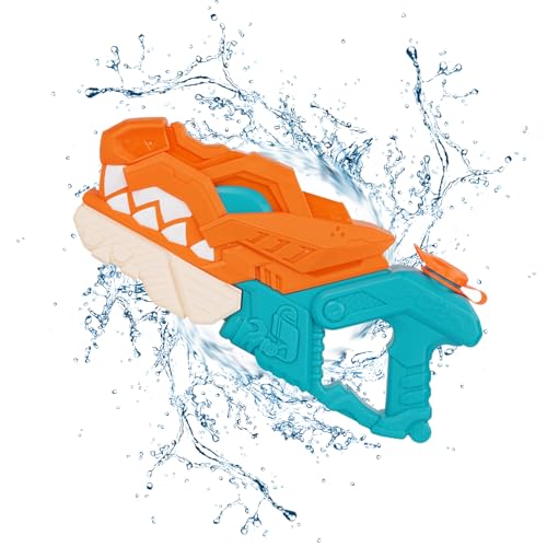 JRYGAC Wasserpistole Kinder, Krokodil Water Gun, Wasserspritzpistole Kinder, Wasserpistole Große Reichweite, für Outdoor Poolparty Garten, Schwimmbad, Wasserpartys, Strand, Sommer Party von JRYGAC