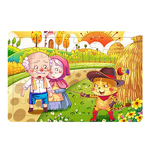 30 Teile/Satz Frühe Cartoon Puzzles Lernen Spielset Spielzeug Set Pädagogisches Cartoon Spielzeug von JSGHGDF