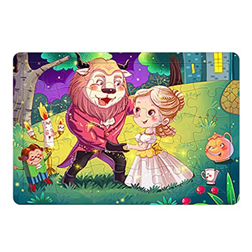 30 Teile/Satz Frühe Cartoon Puzzles Lernen Spielset Spielzeug Set Pädagogisches Cartoon Spielzeug von JSGHGDF