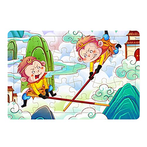 30 Teile/Satz Frühe Cartoon Puzzles Lernen Spielset Spielzeug Set Pädagogisches Cartoon Spielzeug von JSGHGDF