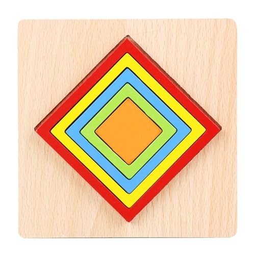 3D Puzzle Holzpuzzle Form Farbsortierung Digitale Zahlen Lernspielzeug Vorschul Lernhilfe von JSGHGDF