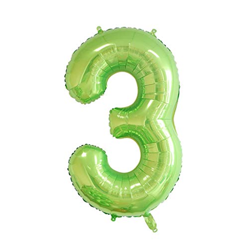 40-Zoll Zahlenballon Aluminiumfolie Grünen Ziffern Erwachsene Geburtstag Partyzubehör von JSGHGDF