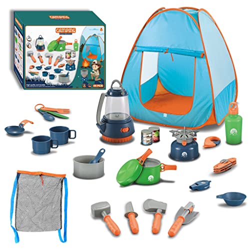 Camping Set Camping Zelt Zelt Set Indoor Outdoor Pretend Play G von JSGHGDF