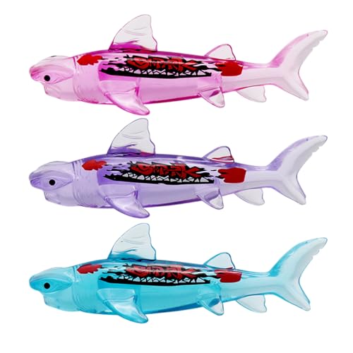 JSGHGDF 3/4/6PCS Kinder Lustige Schwimmen Pool Tauchen Spielzeug Set Kinder Unterwasser Wasser Spielen Spielzeug Mit Fisch Form Für Junge Mädchen von JSGHGDF