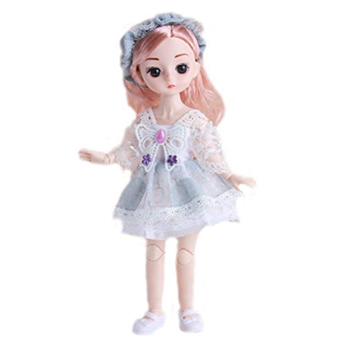 JSGHGDF 30cm Schönes kleines Mädchen Prinzessin Spielzeug 15 bewegliche Gelenke für von JSGHGDF