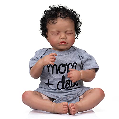 JSGHGDF 50 cm große Simulation Reborns mit T-Shirt-Hose für Babys, Kinder, Appease Begleitung von JSGHGDF