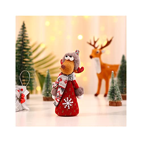 JSGHGDF 8'' Gefüllter Anhänger Cartoon Weihnachten Nordic Party Festival Supply Babyspielzeug Wandmontierter Anhänger von JSGHGDF