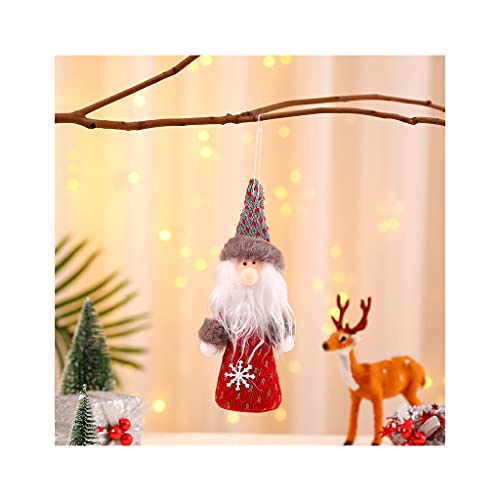 JSGHGDF 8'' Gefüllter Anhänger Cartoon Weihnachten Nordic Party Festival Supply Babyspielzeug Wandmontierter Anhänger von JSGHGDF