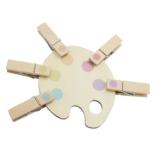 JSGHGDF Bunte Passende Holzpaletten Clip Spielzeug Sensorisches Visuelles Spielzeug Kinder Lernspielzeug Feinmotorik Lerngeschenk von JSGHGDF