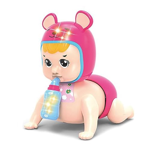 JSGHGDF Crawling Baby Call Musik Emittierende Crawling Dolls Educational von JSGHGDF