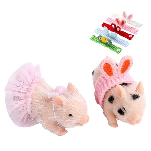 JSGHGDF Handgemachte realistische Porket-Figur Spielzeug Tierfigur Puppen Squeeze Piggy für Stressabbau Tierfigur Kinder von JSGHGDF