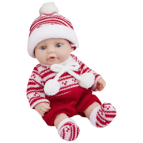 JSGHGDF Kindersicheres Weihnachtsspielzeug Aus Weichem Gummi Schönes Festival Baby Beruhigendes Spielzeug Bequeme Gummi Babyfigur Für Besseren Schlaf von JSGHGDF