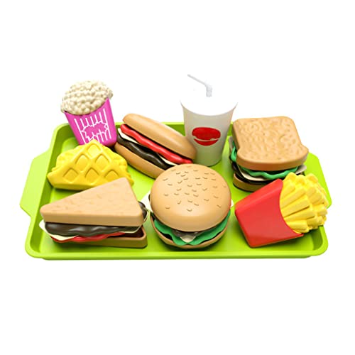 JSGHGDF Kinderspielhaus Spielzeugsimulation Hamburger Kindersimulation Lebensmittel Miniatur Snack von JSGHGDF