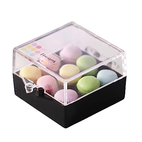 JSGHGDF Macaron Puppenhaus Küche Zubehör Pretend Küche Kochspiel Miniatur von JSGHGDF