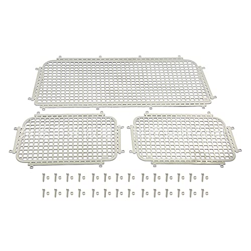 JSGHGDF Modellauto Fenster Mesh Ein Satz Autoteile Metall Made Net Parts Für AXI03007 von JSGHGDF