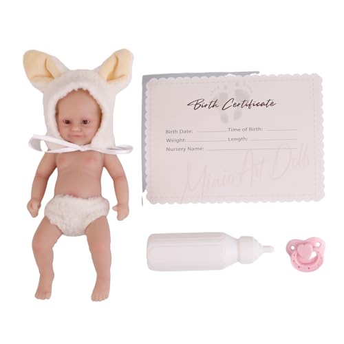 JSGHGDF New Born Baby Realistische Neugeborene Babypuppen Silikon Ganzkörper Kleines Baby Realistisch von JSGHGDF