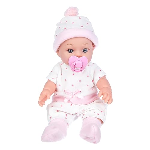 JSGHGDF Reborns Baby Kuschelpuppen 30 cm Waschbarem Körper Simulation Pflegepuppen von JSGHGDF